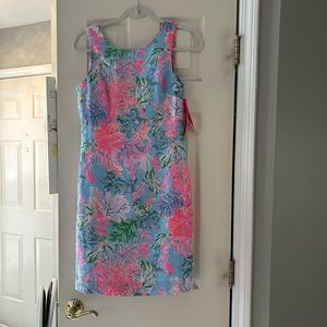 Lilly Pulitzer Maurina Linen Shift “Cay To My Heart “ Print sz 0